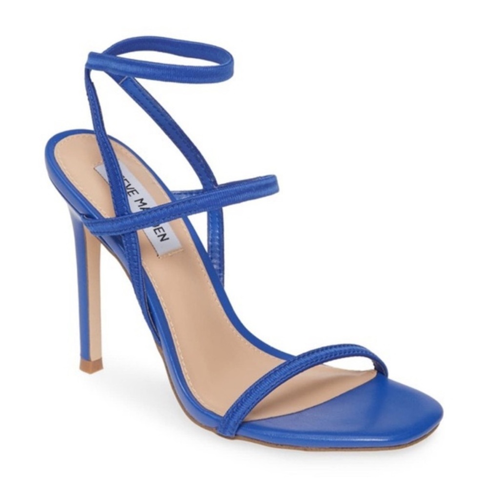 Steve Madden Blue Strappy Heeled Sandals